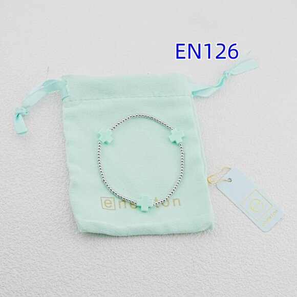 Enewton Gold Bead Cross Bracelet